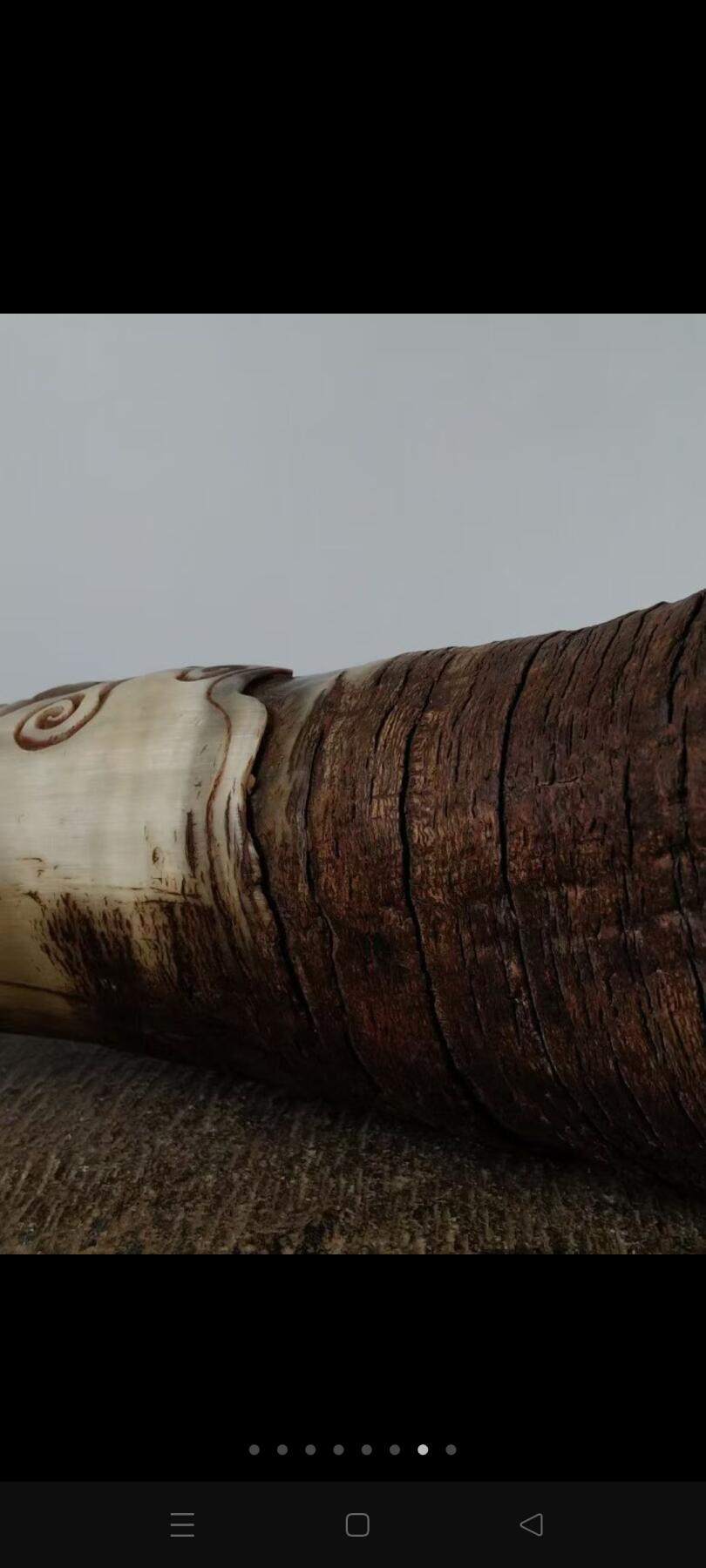 旧藏   道门【龍纹七星勅令】牛角法器！