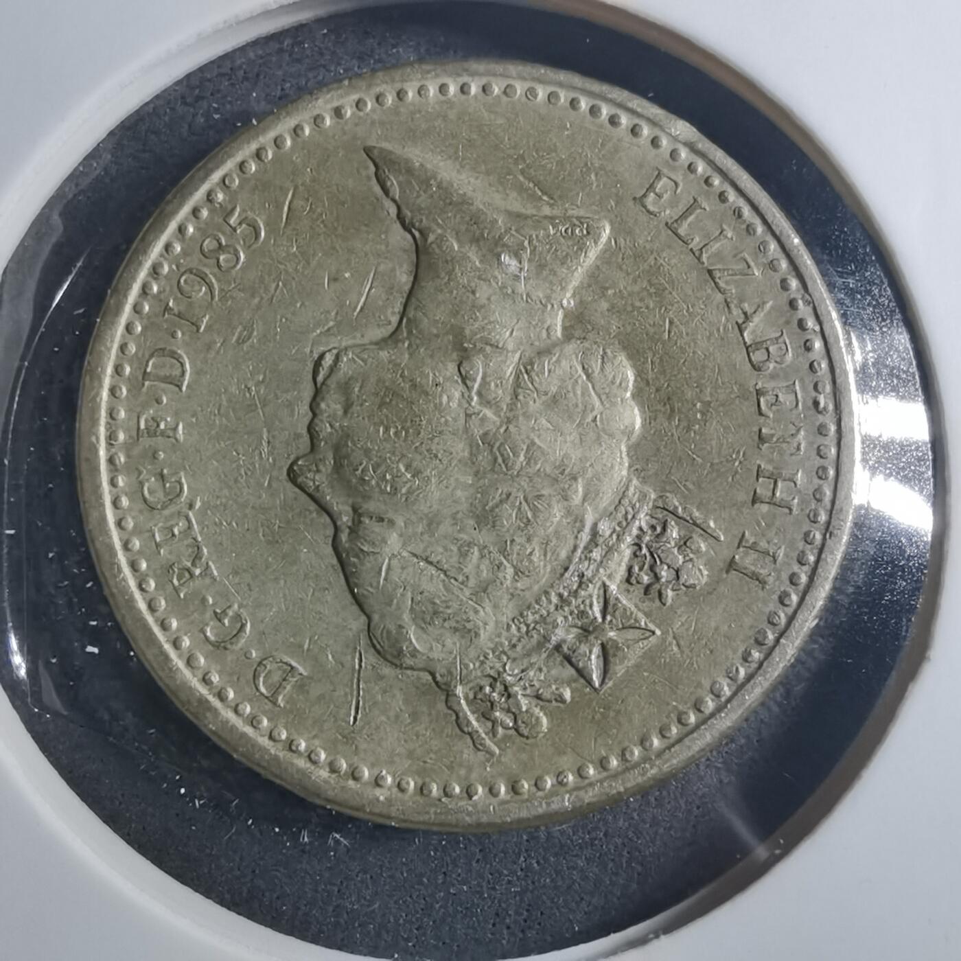 沼泽如烟--第896场 英国1985年一磅