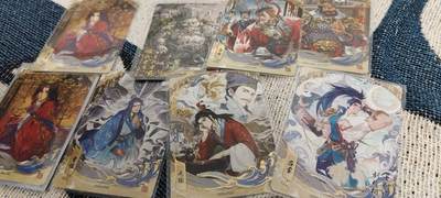 秋原瞳的小店第二十八期（持续收拍，深夜入冬的稀雨，总是静寂的……） - 卡游三国流芳传韵8张