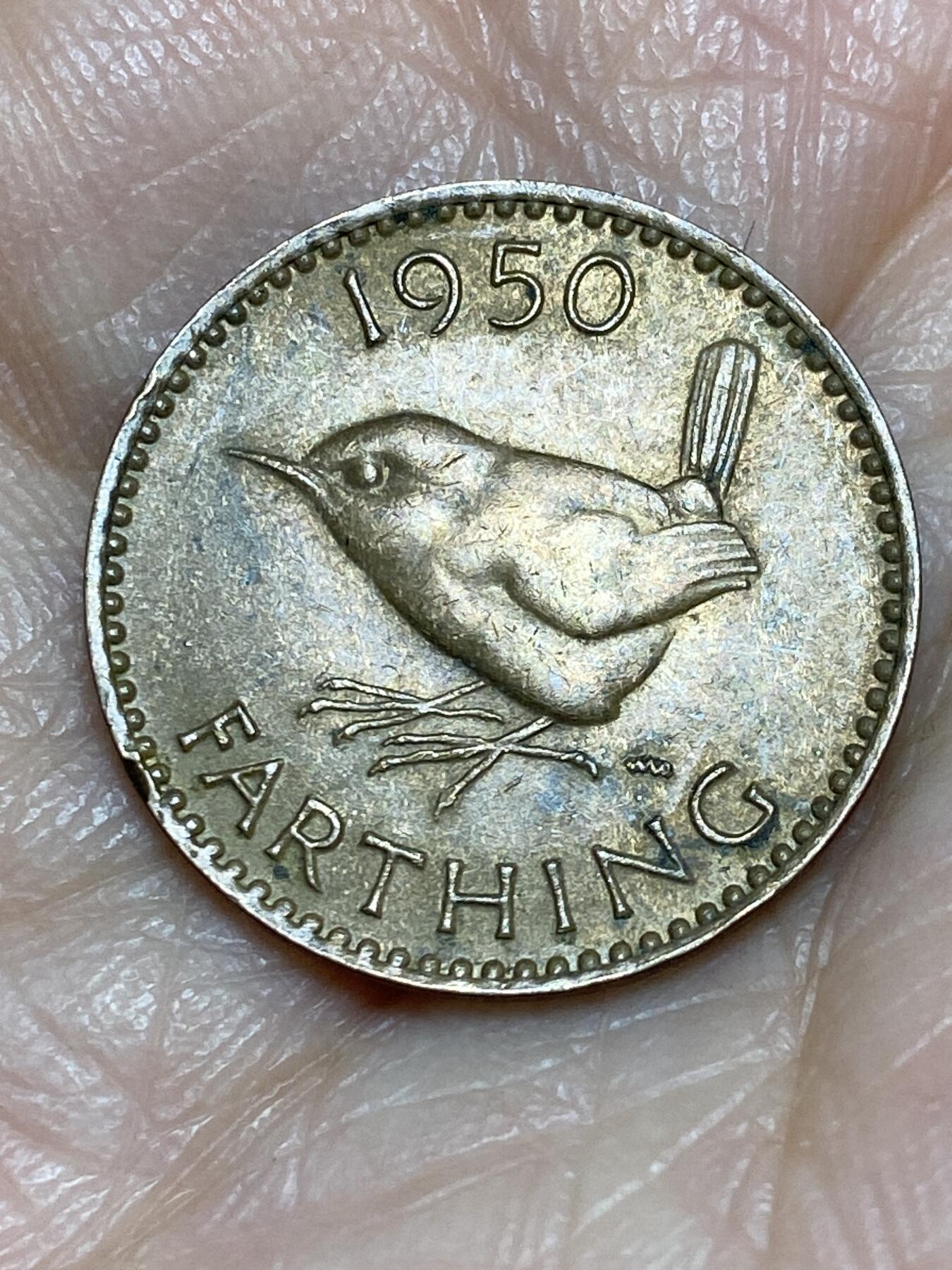 2025年第一百二十五场(总第一百五十一场）外国好品散币(免佣金) 英国🇬🇧1950年1法新(乔治六世第二版)