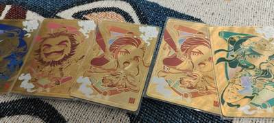 秋原瞳的小店第二十八期（持续收拍，深夜入冬的稀雨，总是静寂的……） - 卡游萌将卡小金人一套齐