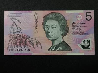 【游宝拍卖】乙巳蛇年86期  - 澳大利亚-5元【全新UNC】