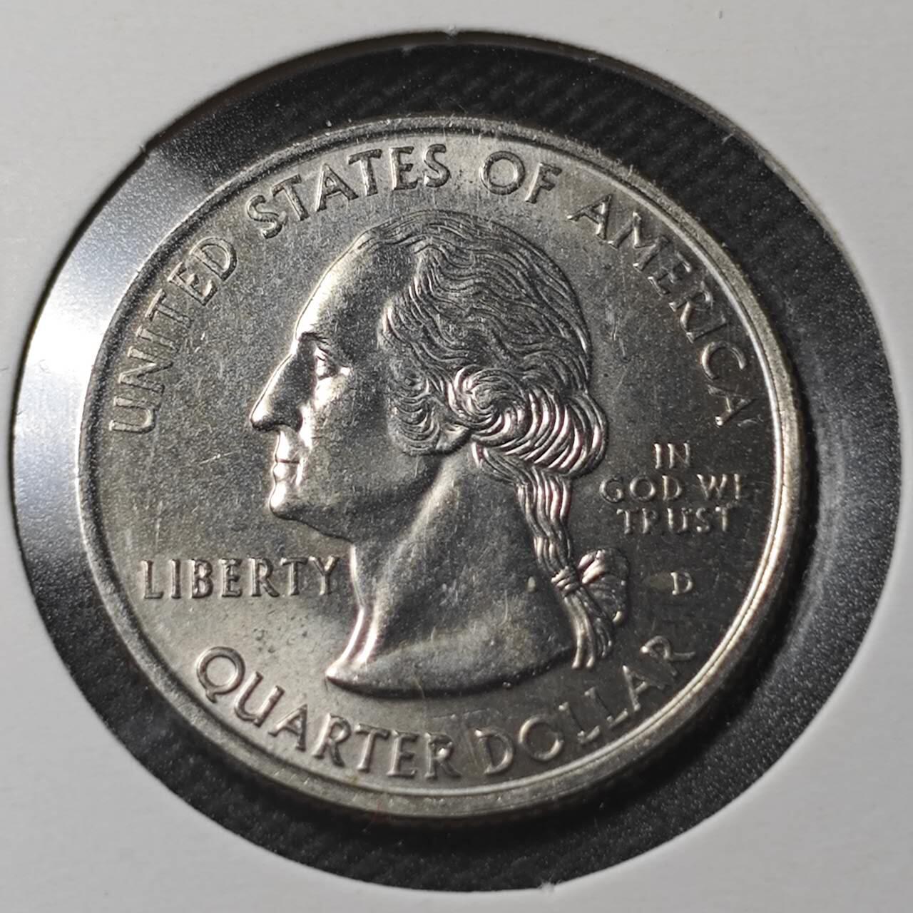 KK钱币收藏小铺  第366场  2月预留时间 周末发货  美国25分纪念币