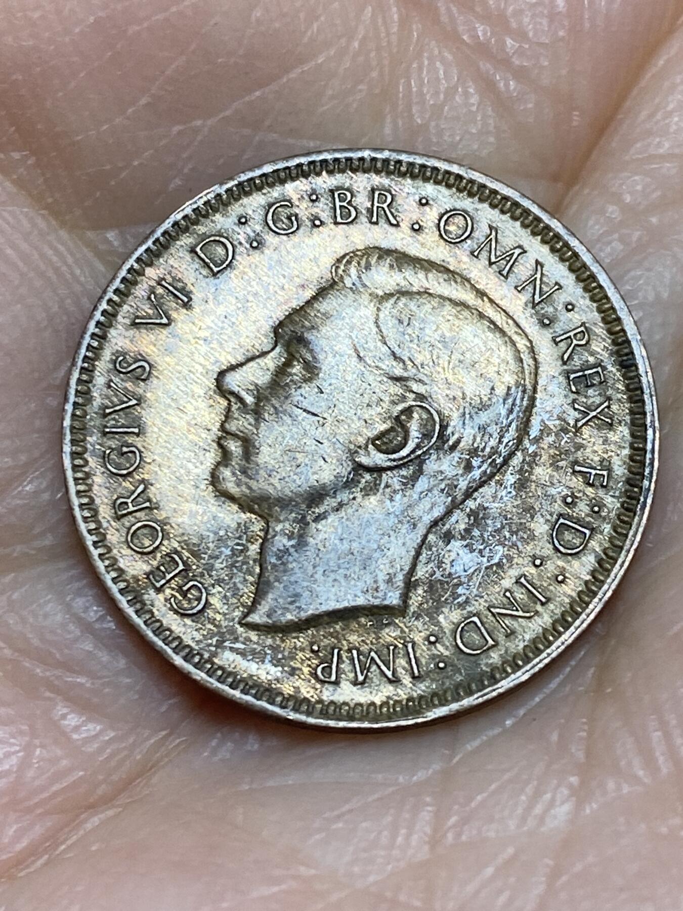 2025年第一百二十五场(总第一百五十一场）外国好品散币(免佣金) 英国🇬🇧1946年1法新(乔治六世第一版)
