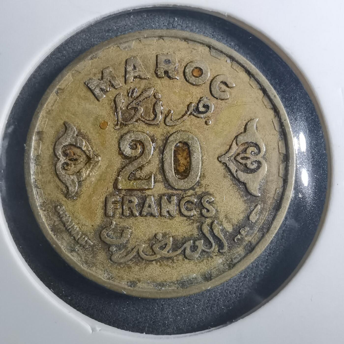 沼泽如烟--第896场 摩洛哥1371年20法郎