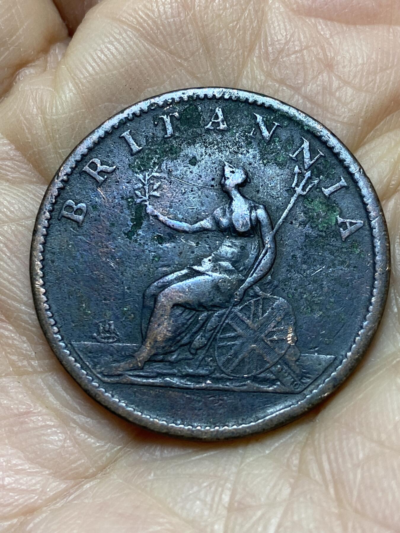 2025年第一百二十六场(总第一百五十二场）外国好品散币(免佣金) 流通好品–英国🇬🇧1807年半便士(乔治三世时期)