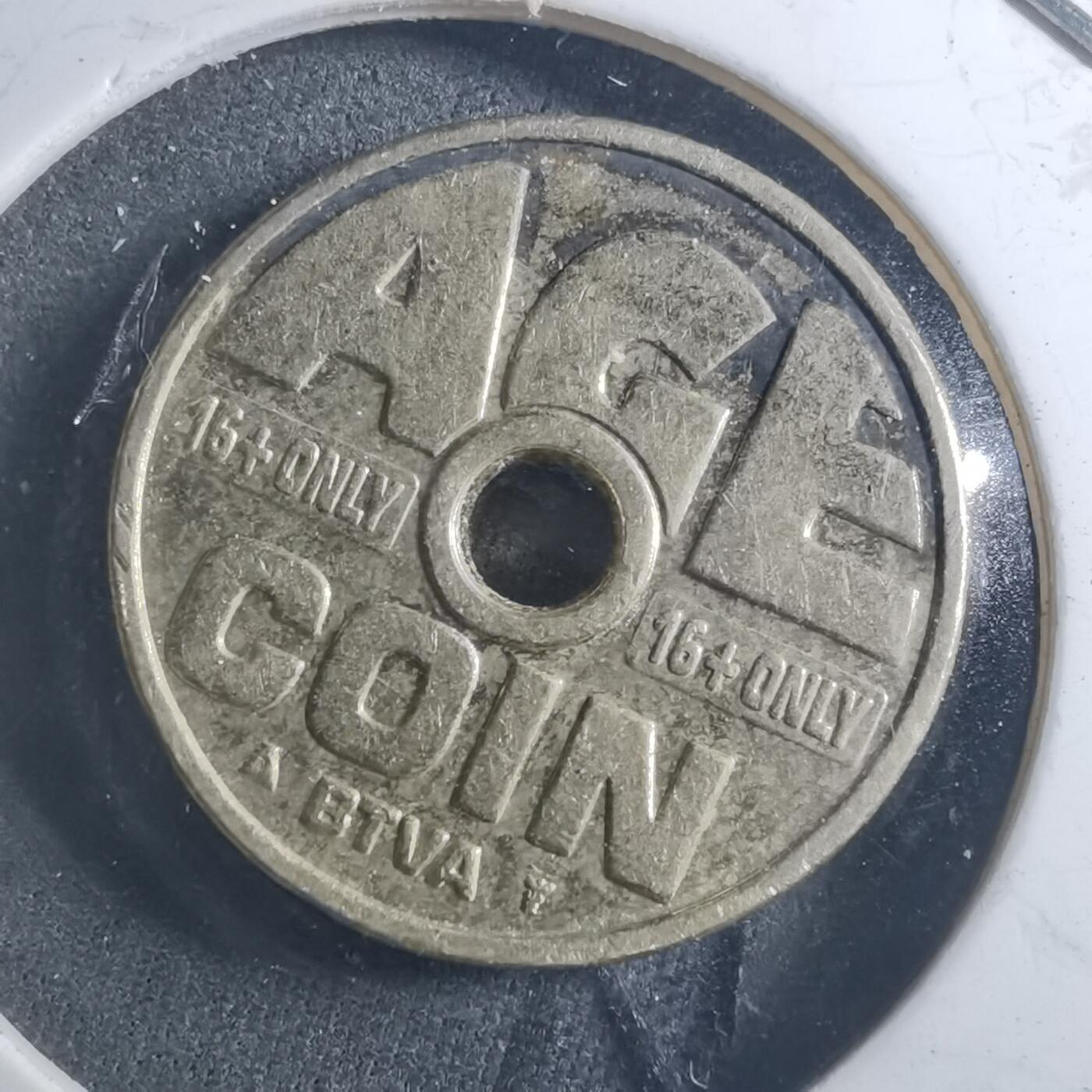 沼泽如烟--第895场 荷兰俱乐部16 ONLY代用币(乌德勒造币厂 、品相如图、直径约21MM)