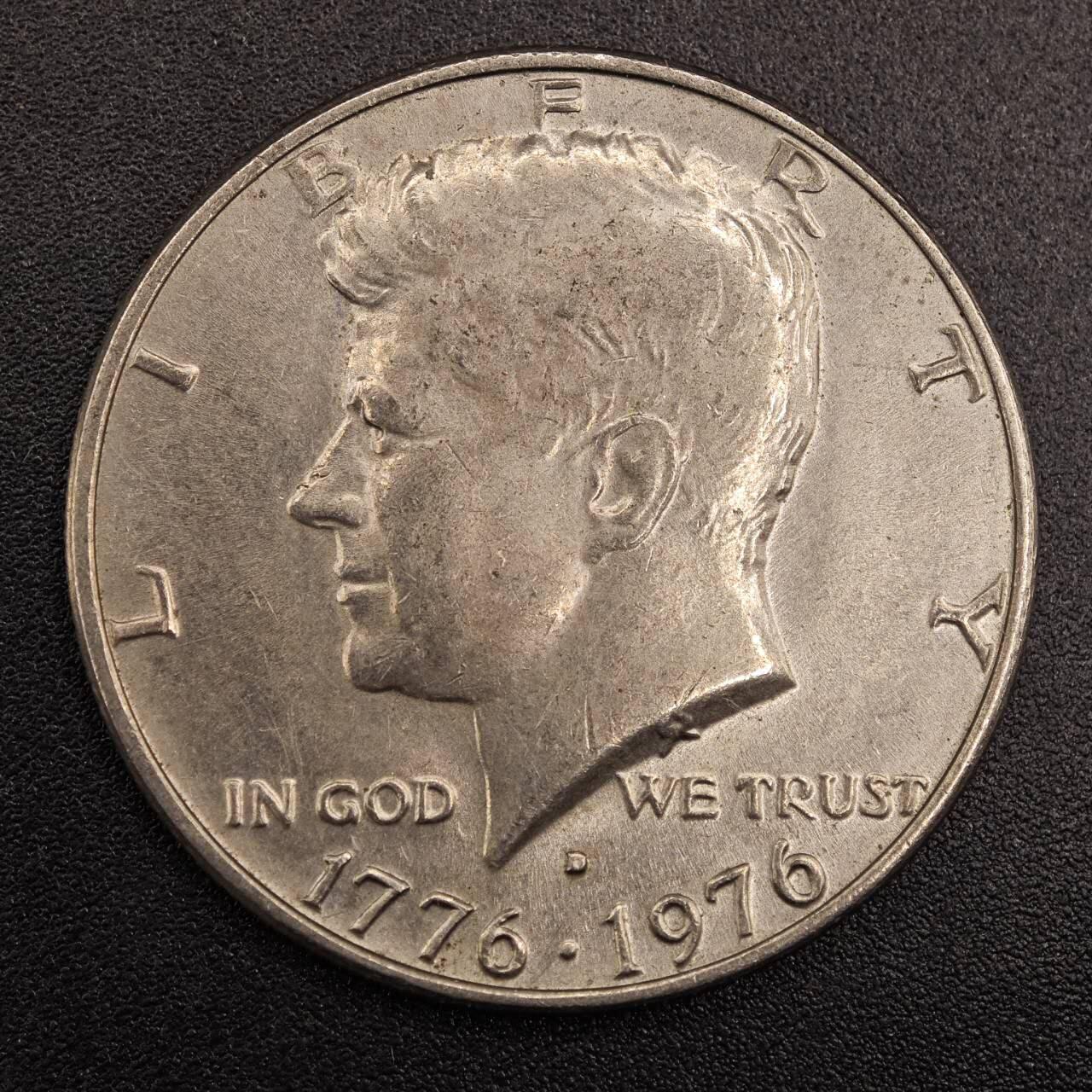 【淘币小摊】实时拍第七百九十二拍   散币场   满百包邮可预留二周 每周一统一发货   美国1976年建国200周年半美元纪念币