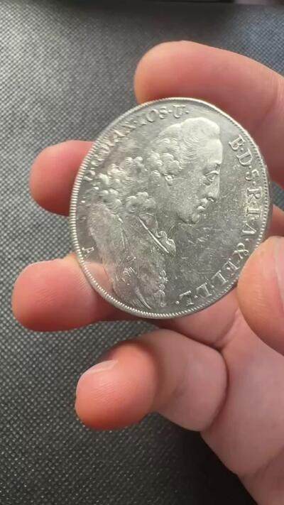 甄臻铺-世界币章拍卖（第38期）立冬小精品场，送拍享返佣金等优惠多多 巴伐利亚 1774A圣母抱婴泰勒银币，PL质感，高分品相