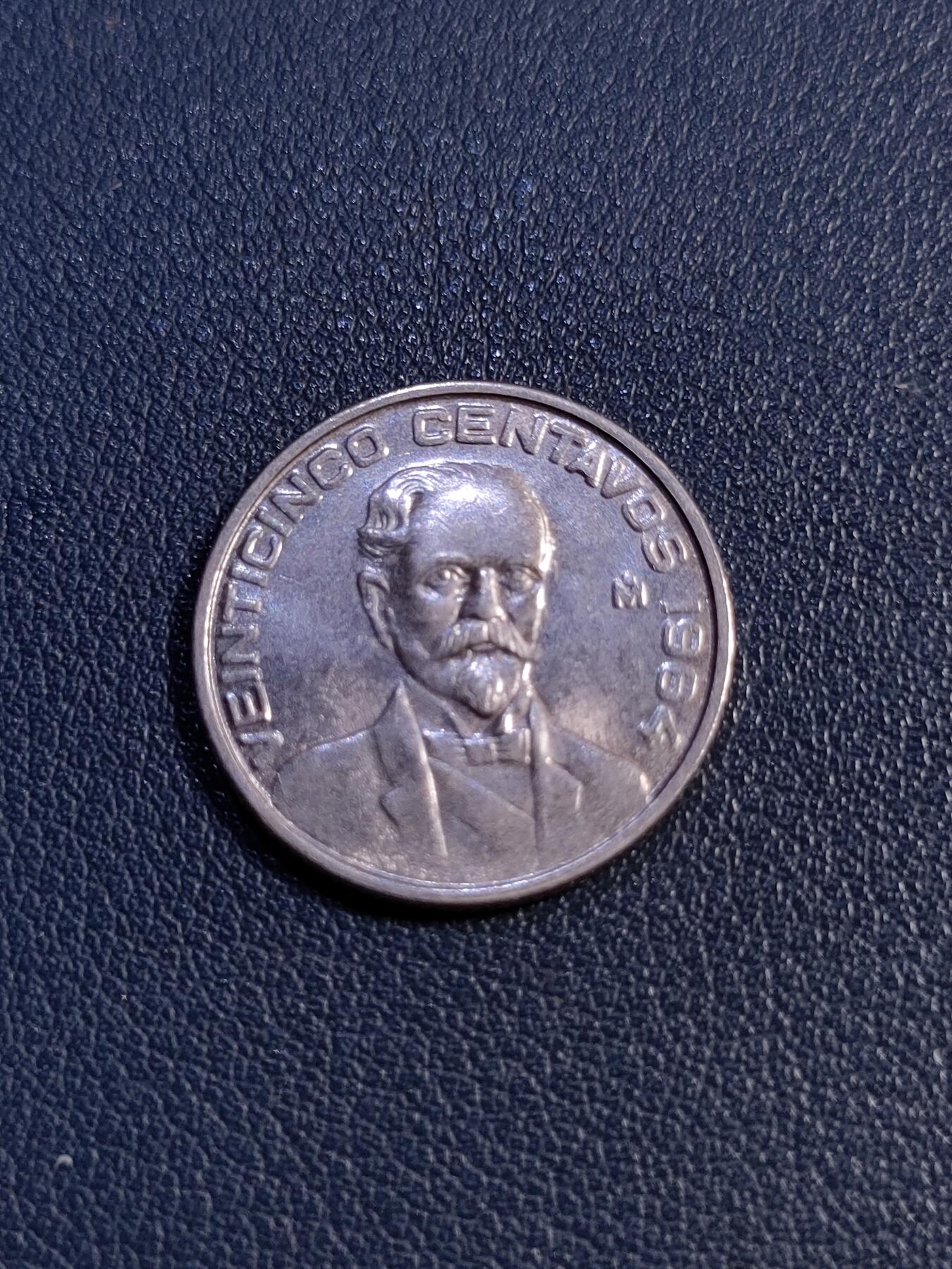 世界各国普、纪币捡漏专场(第十八场) 1964年墨西哥第33任总统弗朗西斯科·伊格纳西奥·马德罗·冈萨雷斯25分