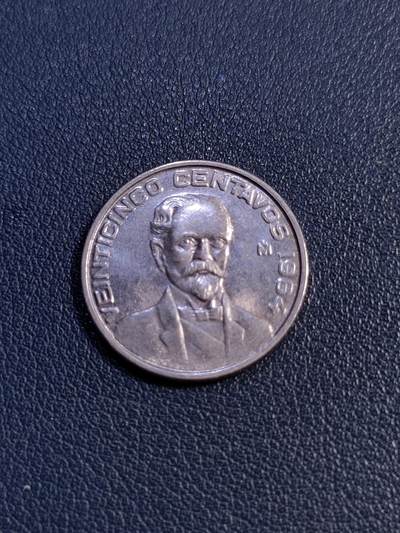 世界各国普、纪币捡漏专场(第十八场) - 1964年墨西哥第33任总统弗朗西斯科·伊格纳西奥·马德罗·冈萨雷斯25分
