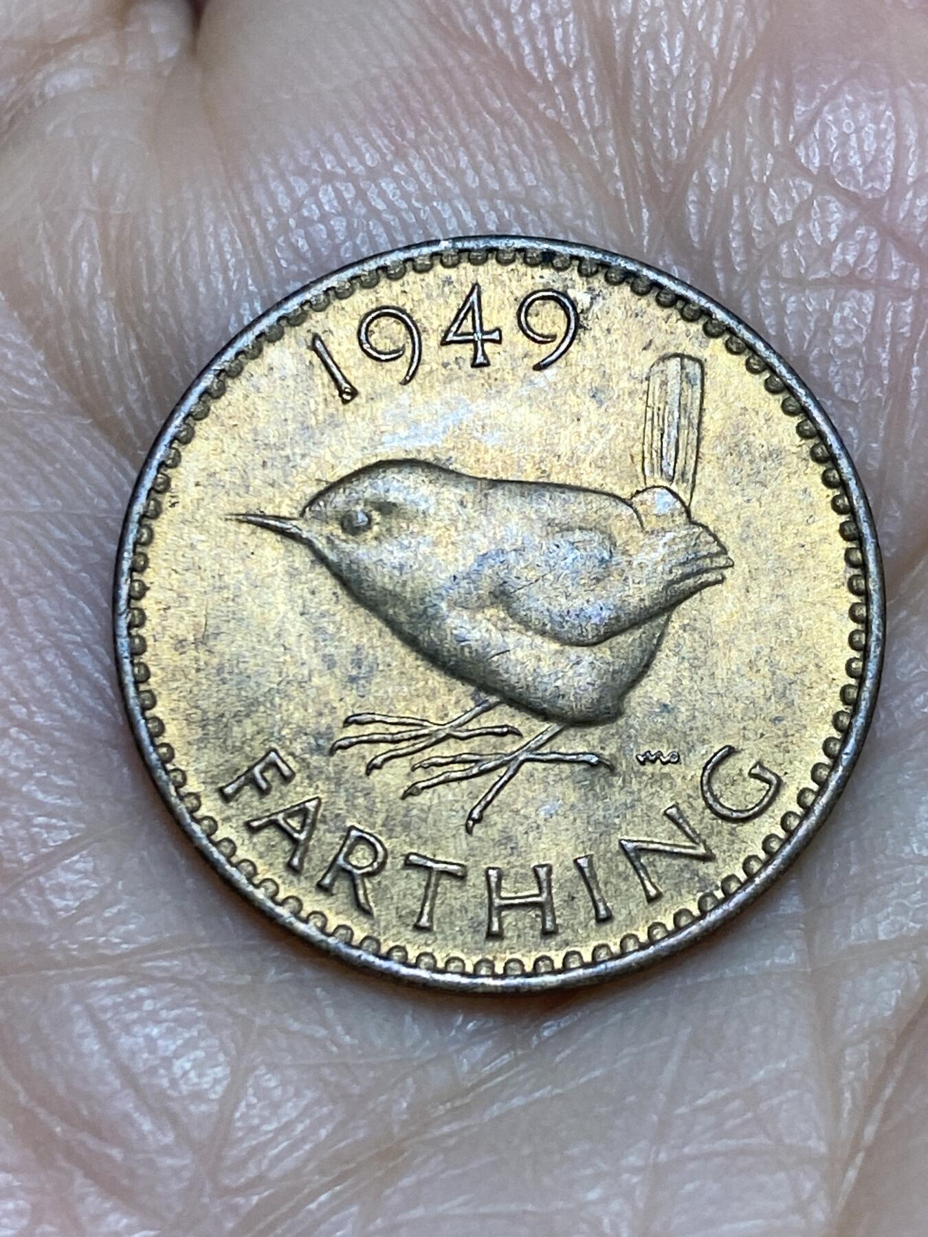 2025年第一百二十五场(总第一百五十一场）外国好品散币(免佣金) 英国🇬🇧1949年1法新(乔治六世第二版，首发年)