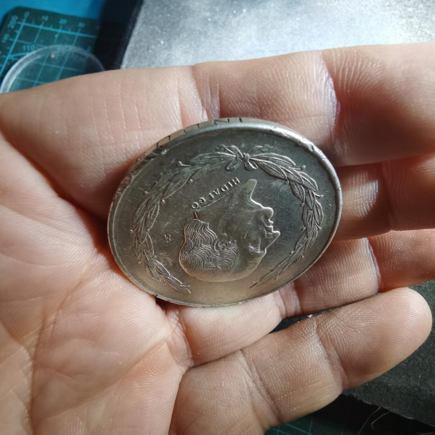 沼泽如烟--第895场 墨西哥1972年5比索银币27.77克成色0.720