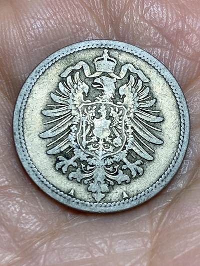 2025年第一百二十五场(总第一百五十一场）外国好品散币(免佣金) - 德意志帝国1876年10芬尼(威廉一世时期，A标柏林造)