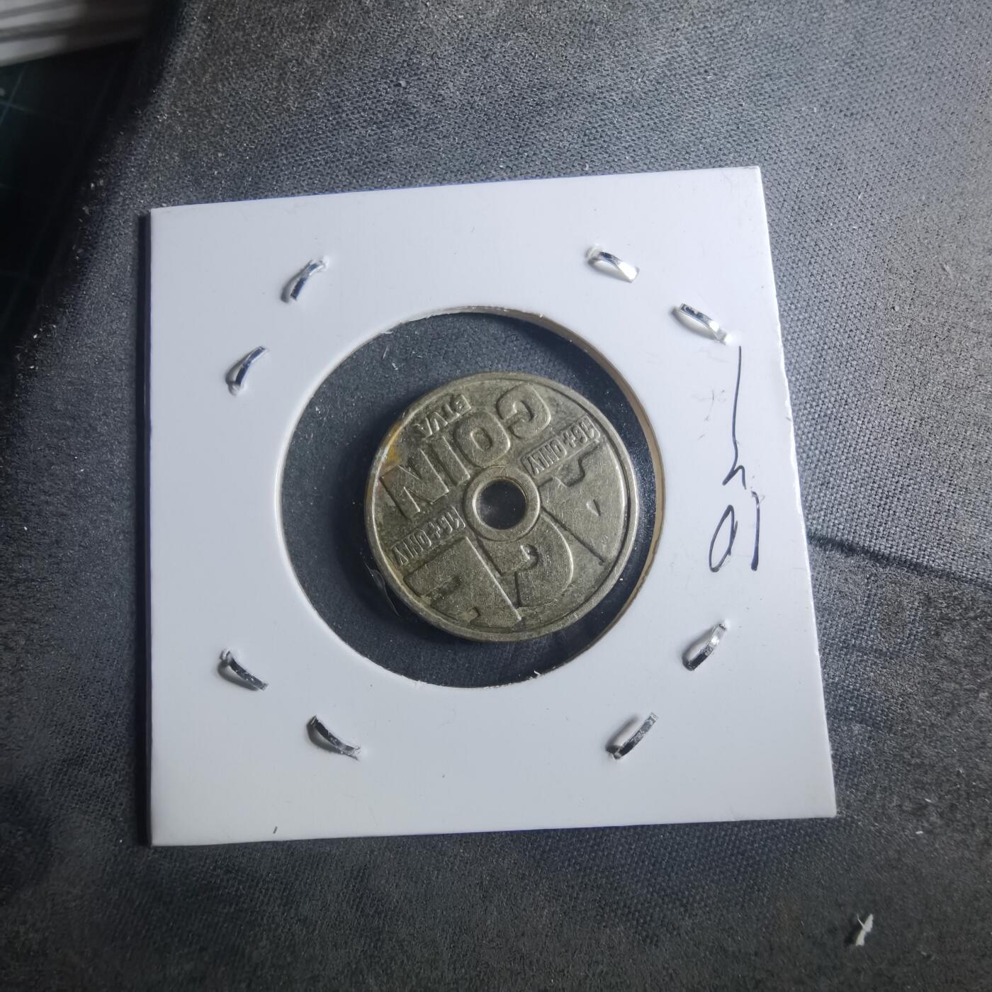 沼泽如烟--第895场 荷兰俱乐部16 ONLY代用币(乌德勒造币厂 、品相如图、直径约21MM)