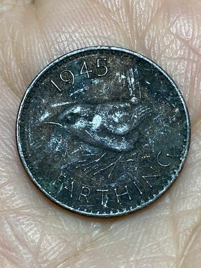 2025年第一百二十五场(总第一百五十一场）外国好品散币(免佣金) - 英国🇬🇧1945年1法新(乔治六世第一版)