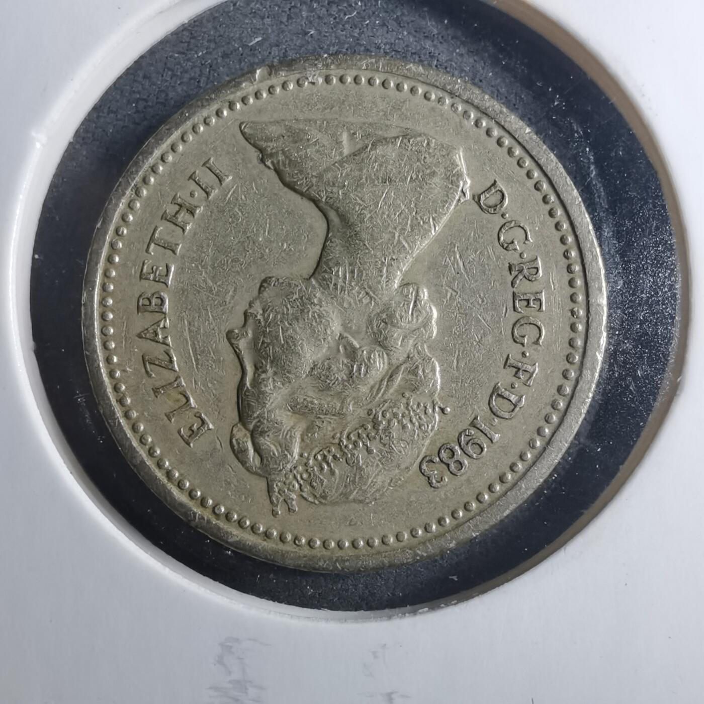 沼泽如烟--第896场 英国1983年一磅