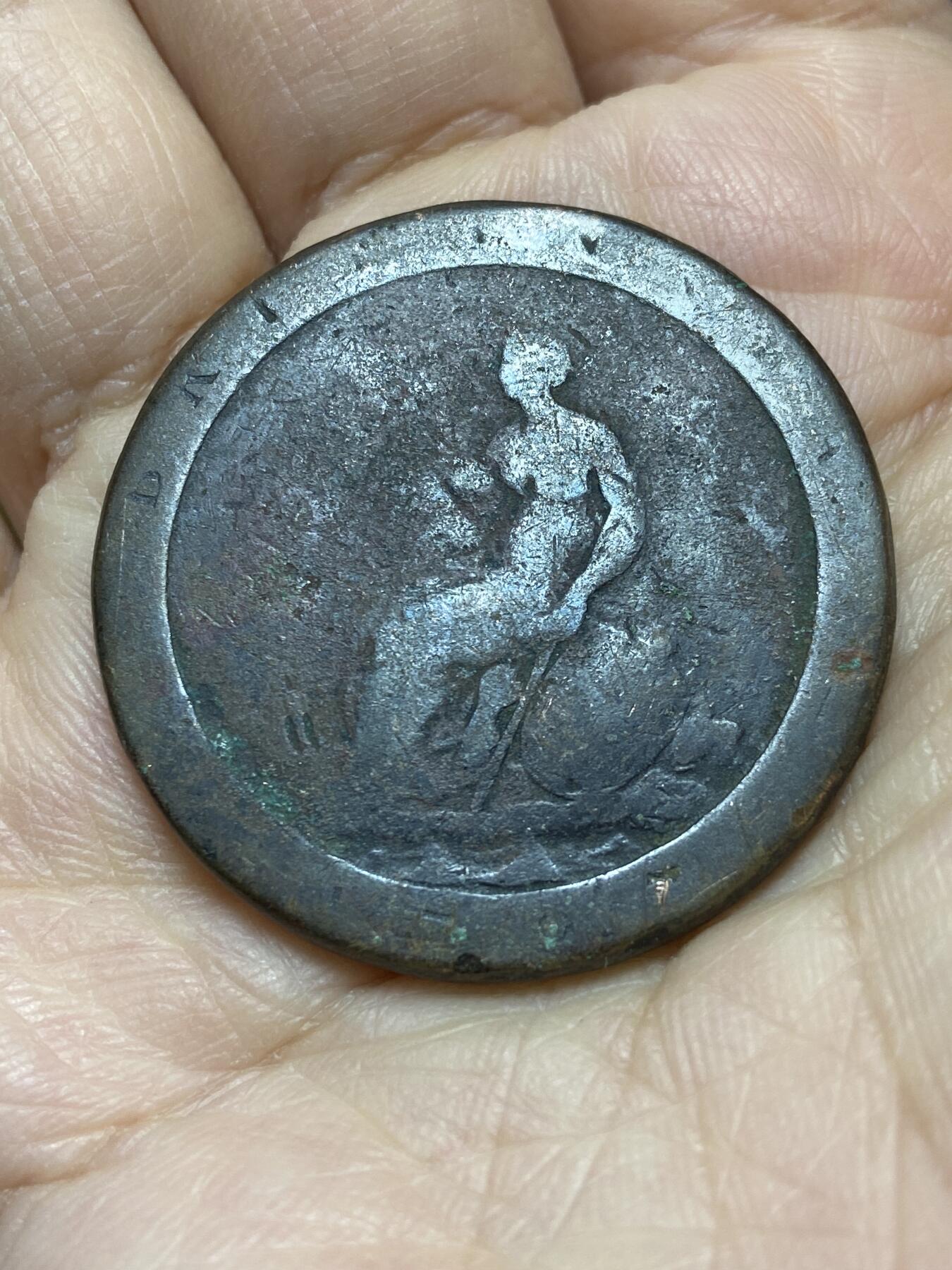 2025年第一百二十六场(总第一百五十二场）外国好品散币(免佣金) 英国🇬🇧1797年车轮1便士(乔治三世时期)