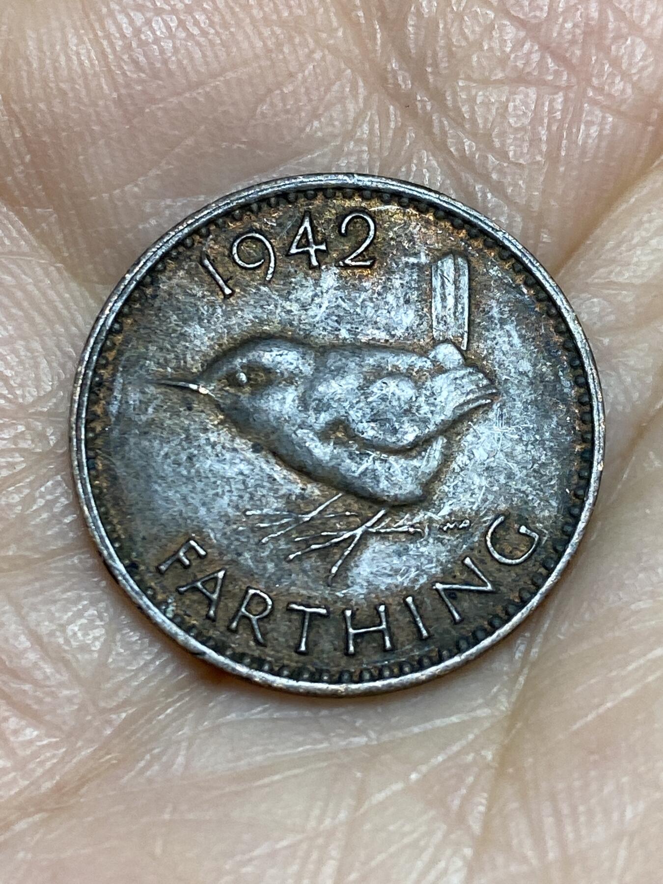 2025年第一百二十五场(总第一百五十一场）外国好品散币(免佣金) 英国🇬🇧1942年1法新(乔治六世第一版)