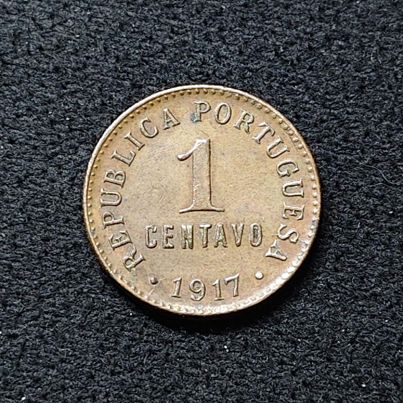 【全场包邮】纯粹捡漏拍476场（免费代拍第13场）调整中 葡萄牙1917年1分铜币