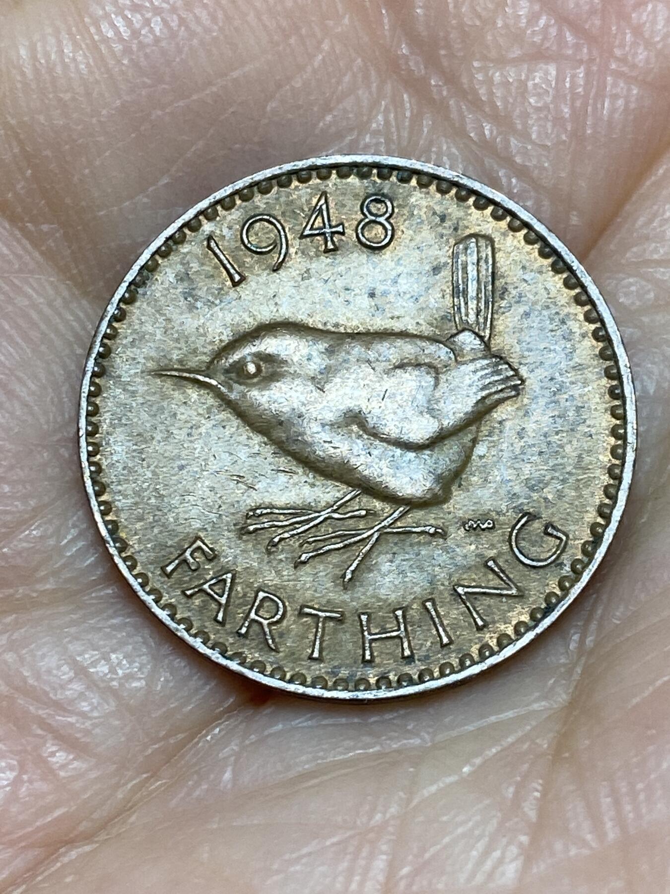 2025年第一百二十五场(总第一百五十一场）外国好品散币(免佣金) 英国🇬🇧1948年1法新(乔治六世第一版，关门年)