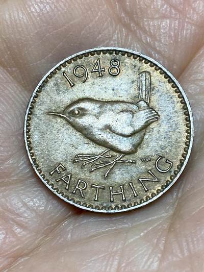 2025年第一百二十五场(总第一百五十一场）外国好品散币(免佣金) - 英国🇬🇧1948年1法新(乔治六世第一版，关门年)