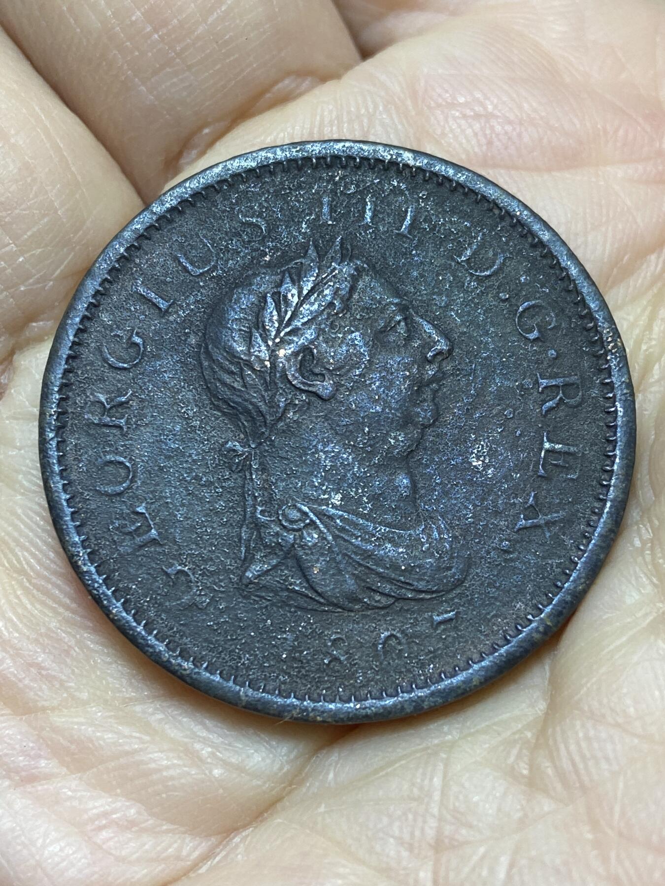 2025年第一百二十六场(总第一百五十二场）外国好品散币(免佣金) 英国🇬🇧1807年1便士(乔治三世时期)