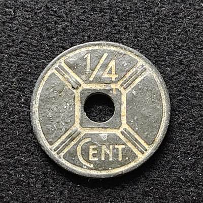 【全场包邮】纯粹捡漏拍476场（免费代拍第13场） - 法属印支1942年1/4分锌币好品（多数都是严重腐蚀）