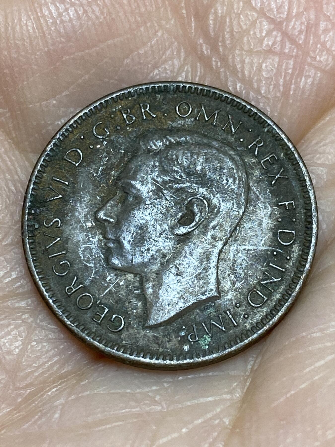 2025年第一百二十五场(总第一百五十一场）外国好品散币(免佣金) 英国🇬🇧1946年1法新(乔治六世第一版)