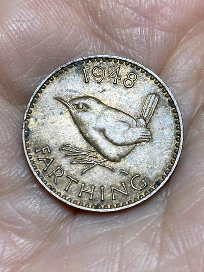 2025年第一百二十五场(总第一百五十一场）外国好品散币(免佣金) - 英国🇬🇧1948年1法新(乔治六世第一版，关门年)