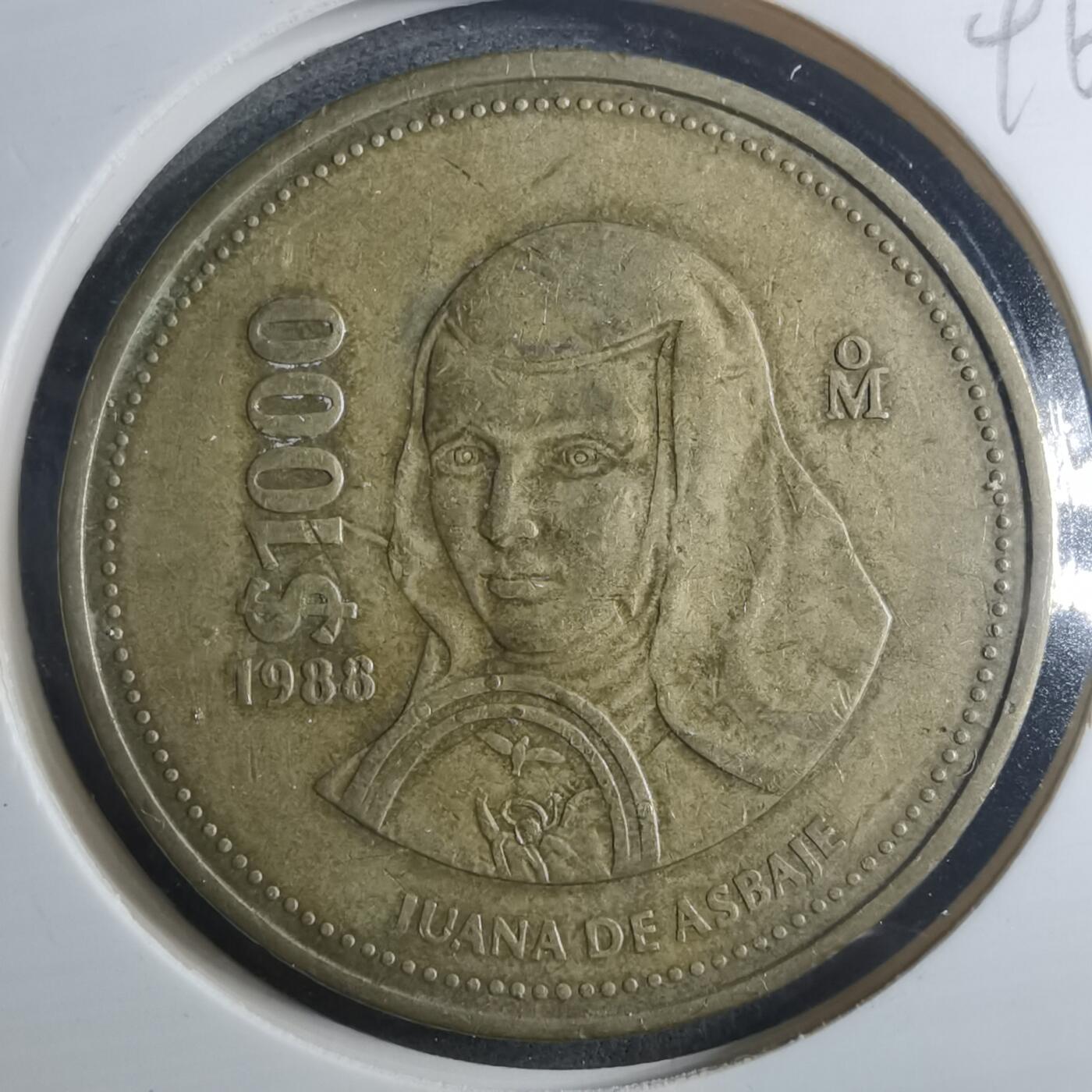 沼泽如烟--第896场 墨西哥1988年1000比索