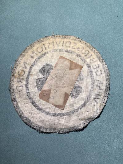 盛世勋华——号角文化勋章邮票专场拍卖第319期 德国（1939）武装党卫军第6山地师“北方”布质臂章 极为少见 贵重藏品 真假自辨