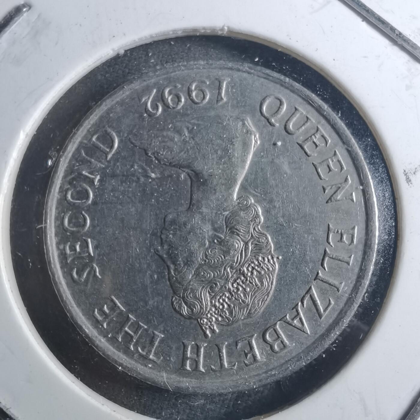 沼泽如烟--第895场 泽西1992年10便士