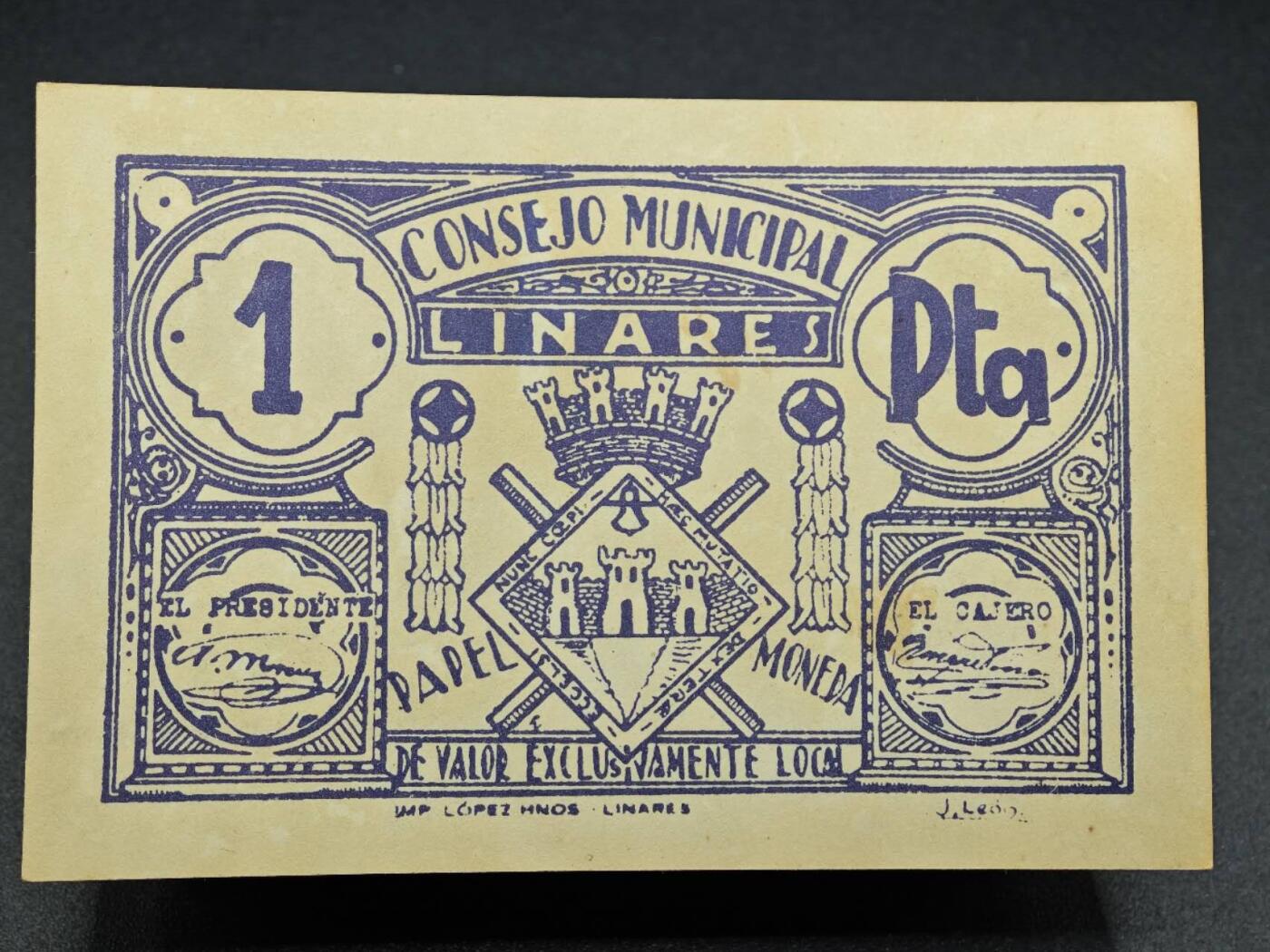 【淘币小摊】实时拍第七百九十二拍   散币场   满百包邮可预留二周 每周一统一发货   西班牙林阿雷斯市1比赛塔地方纸币