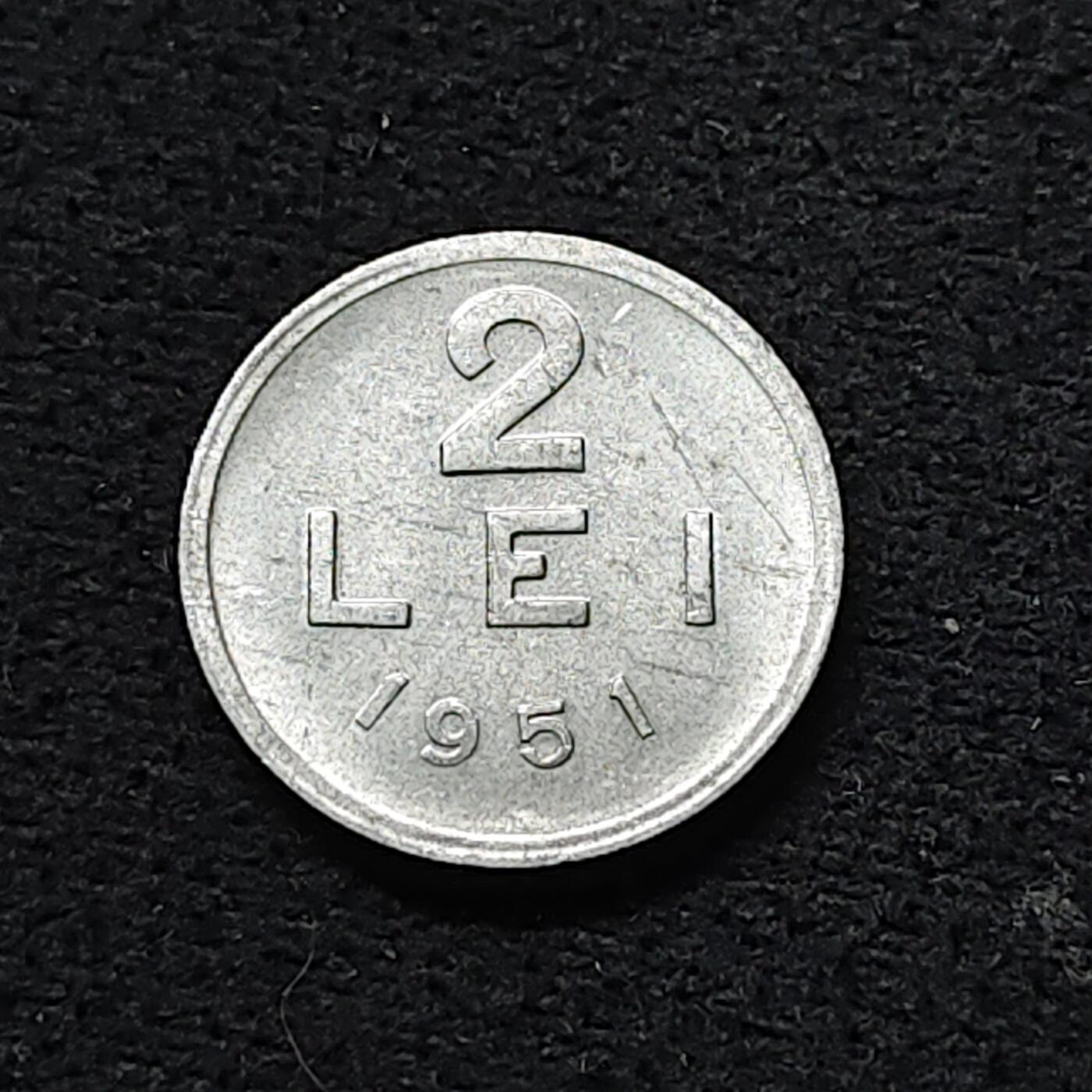 【全场包邮】纯粹捡漏拍476场（免费代拍第13场）调整中 罗马尼亚1951年2列伊