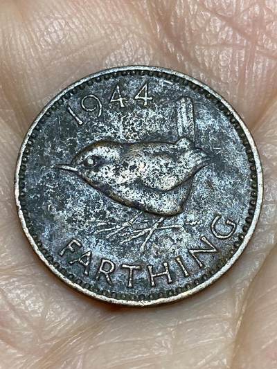 2025年第一百二十五场(总第一百五十一场）外国好品散币(免佣金) - 英国🇬🇧1944年1法新(乔治六世第一版)