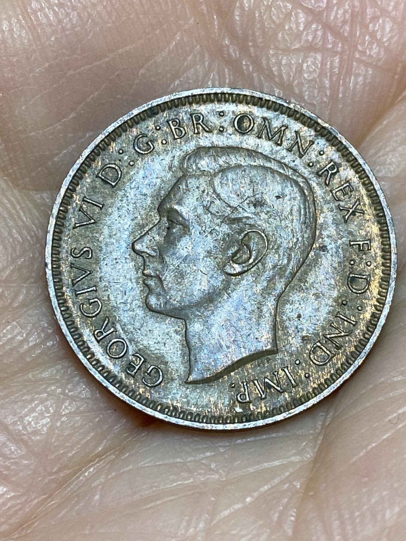 2025年第一百二十五场(总第一百五十一场）外国好品散币(免佣金) 英国🇬🇧1946年1法新(乔治六世第一版)