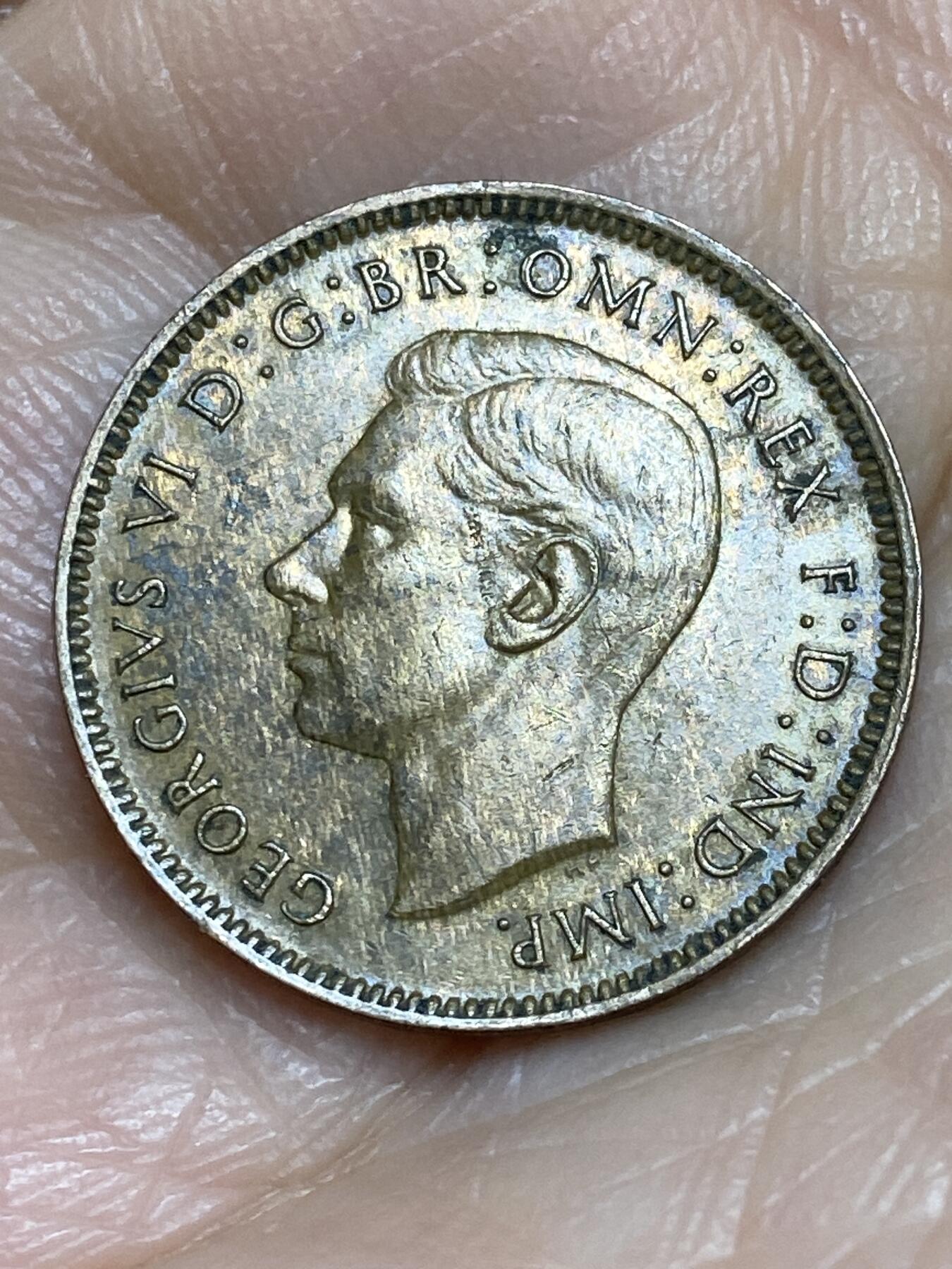 2025年第一百二十五场(总第一百五十一场）外国好品散币(免佣金) 英国🇬🇧1946年1法新(乔治六世第一版)