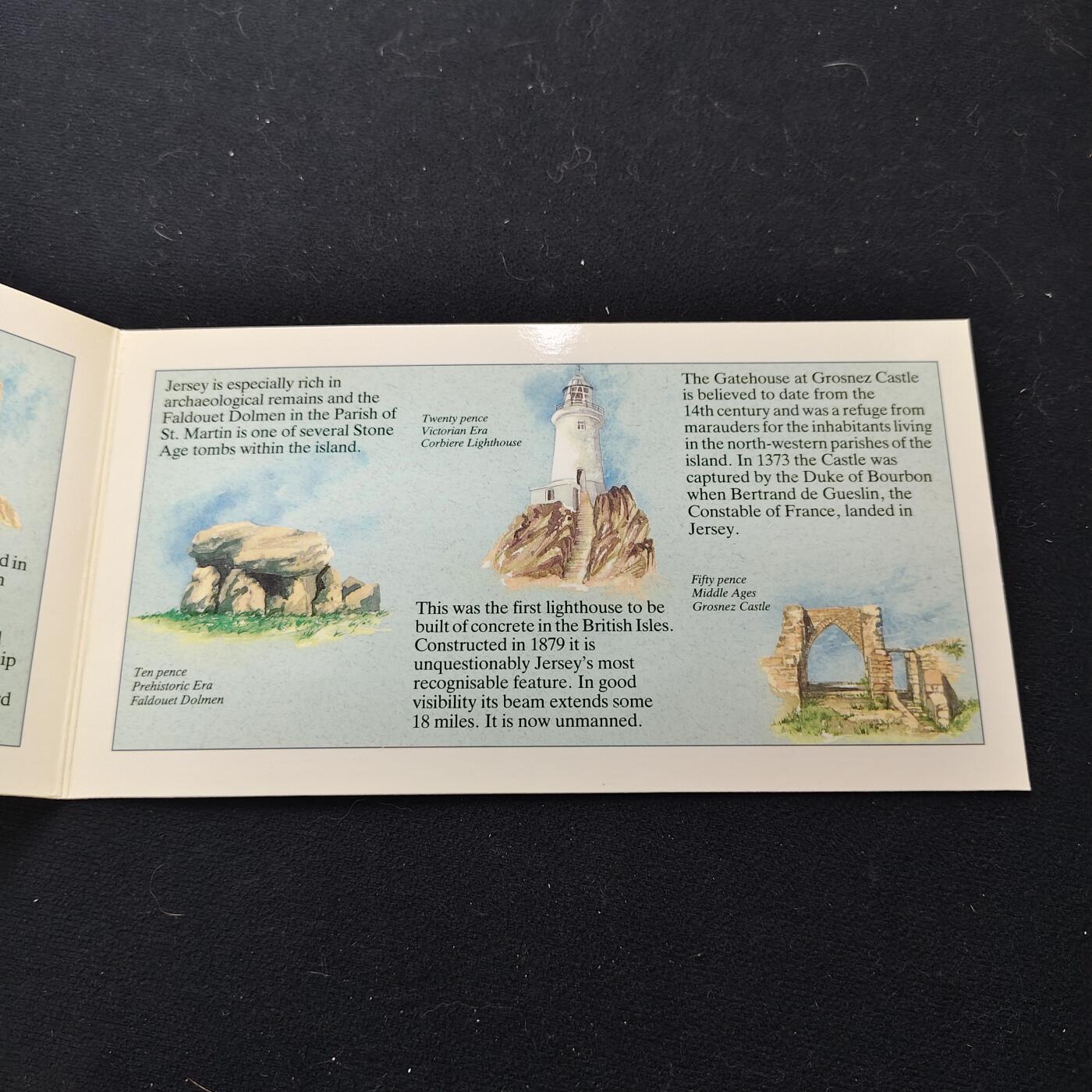 【全场包邮】纯粹捡漏拍477场（免费代拍第14场）调整中 【少见】泽西1992年官方套币-含1元赫伯号帆船-量6000