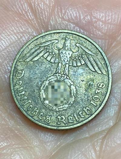 2025年第一百二十五场(总第一百五十一场）外国好品散币(免佣金) - 德意志第三帝国1938年5芬尼(A标柏林造)