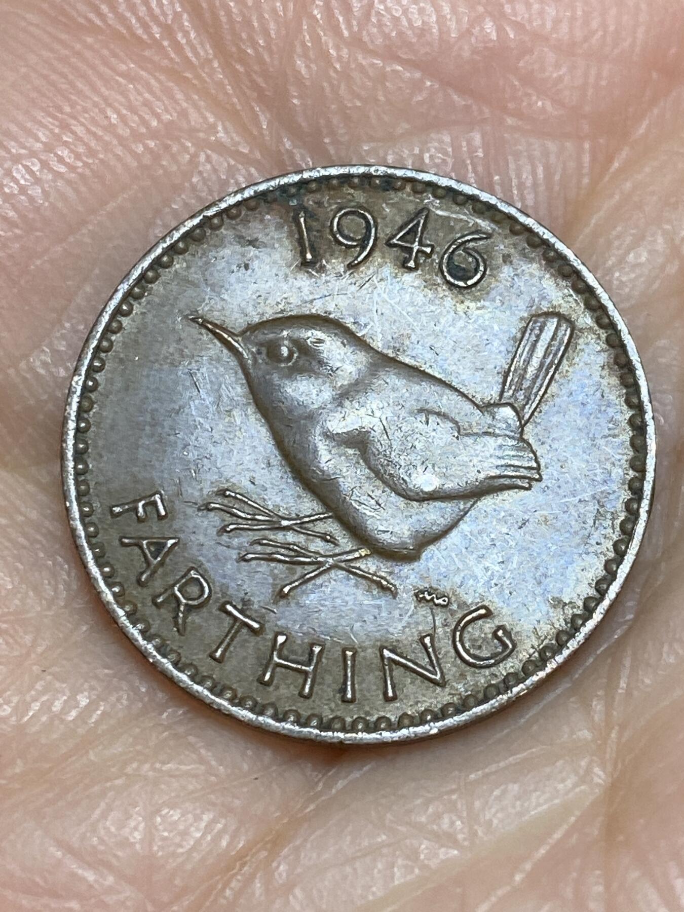 2025年第一百二十五场(总第一百五十一场）外国好品散币(免佣金) 英国🇬🇧1946年1法新(乔治六世第一版)