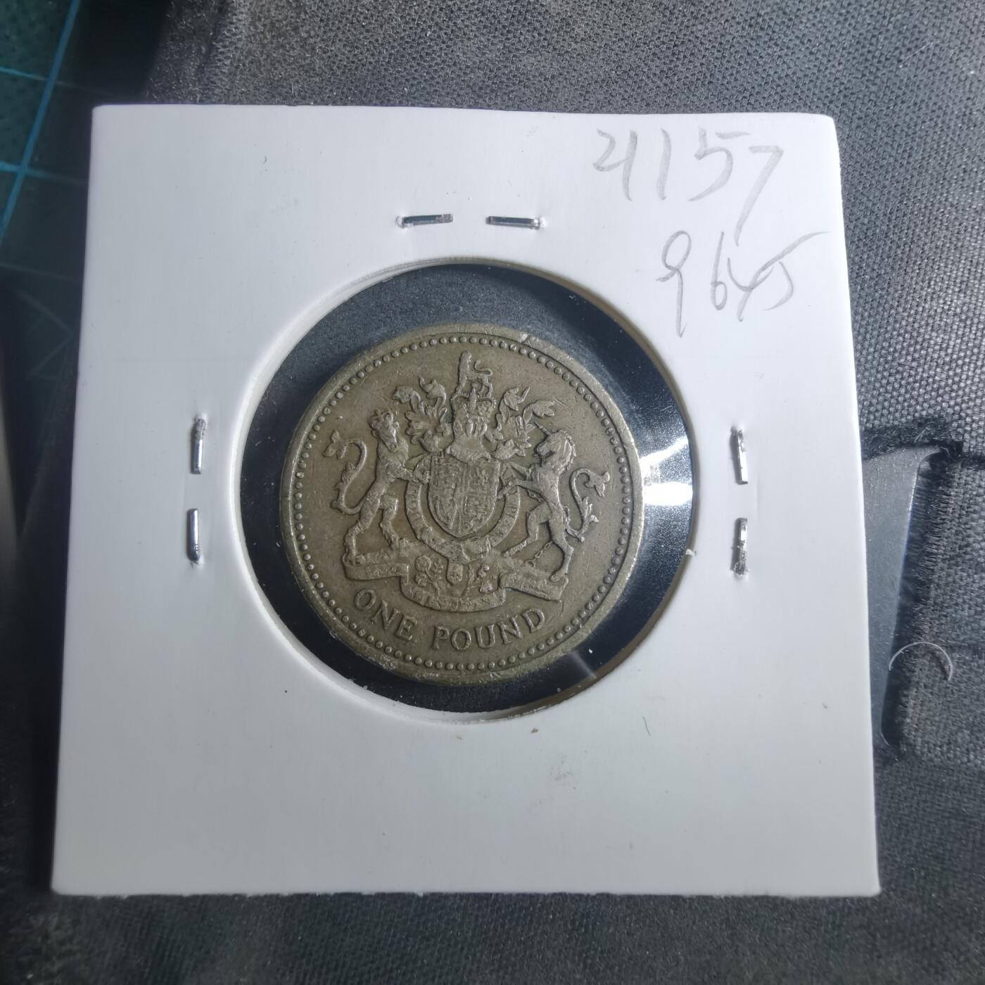 沼泽如烟--第896场 英国1983年一磅