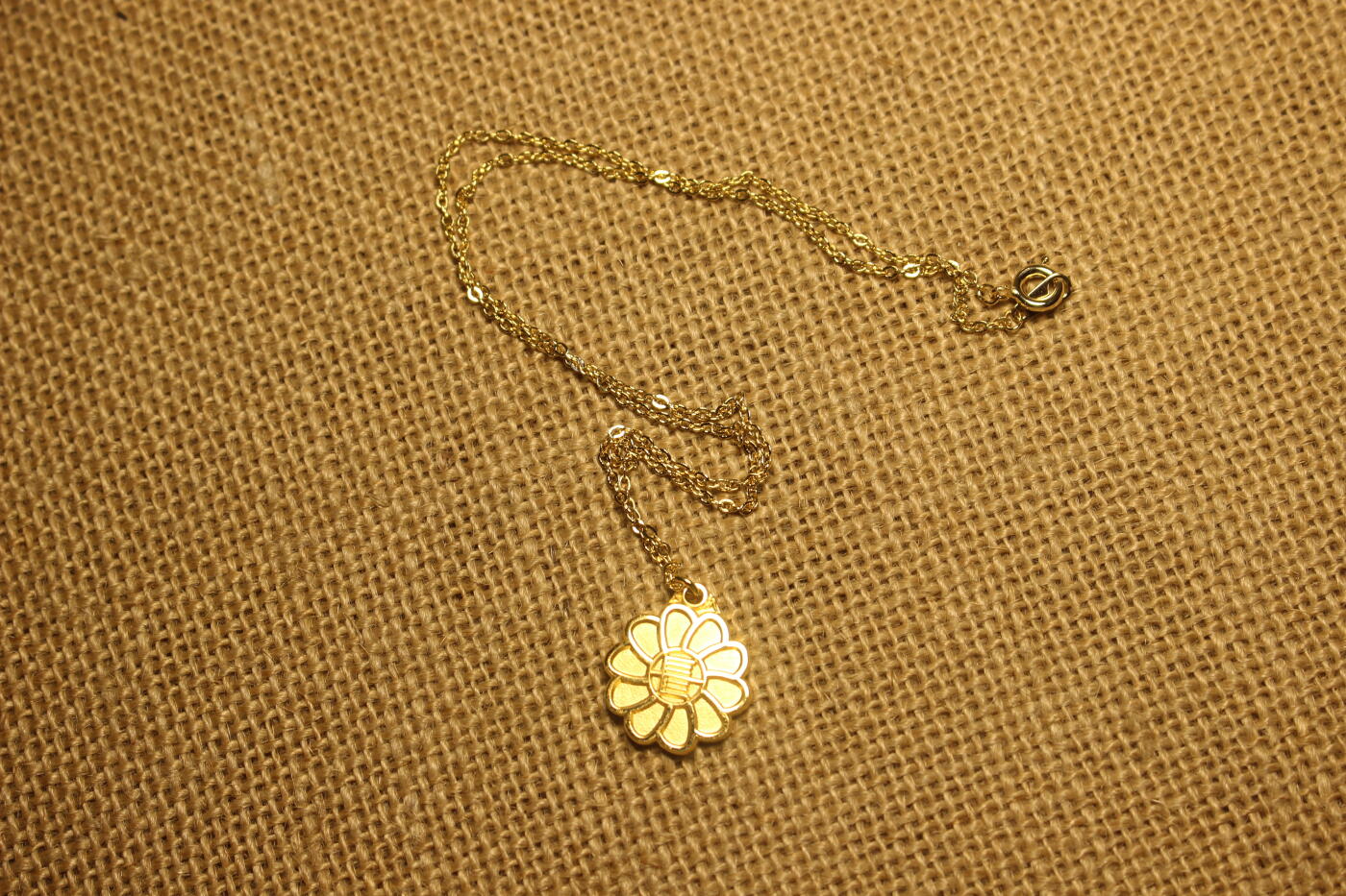 2025.11.13日系杂货小拍卖 某社团纪念项链，应该为合金镀金，库存品相