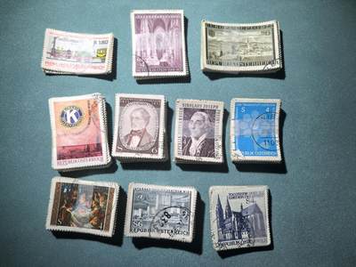 盛世勋华——号角文化勋章邮票专场拍卖第287期 - 奥地利邮政1970-80年代发行邮票 各种题材 10叠超过100枚