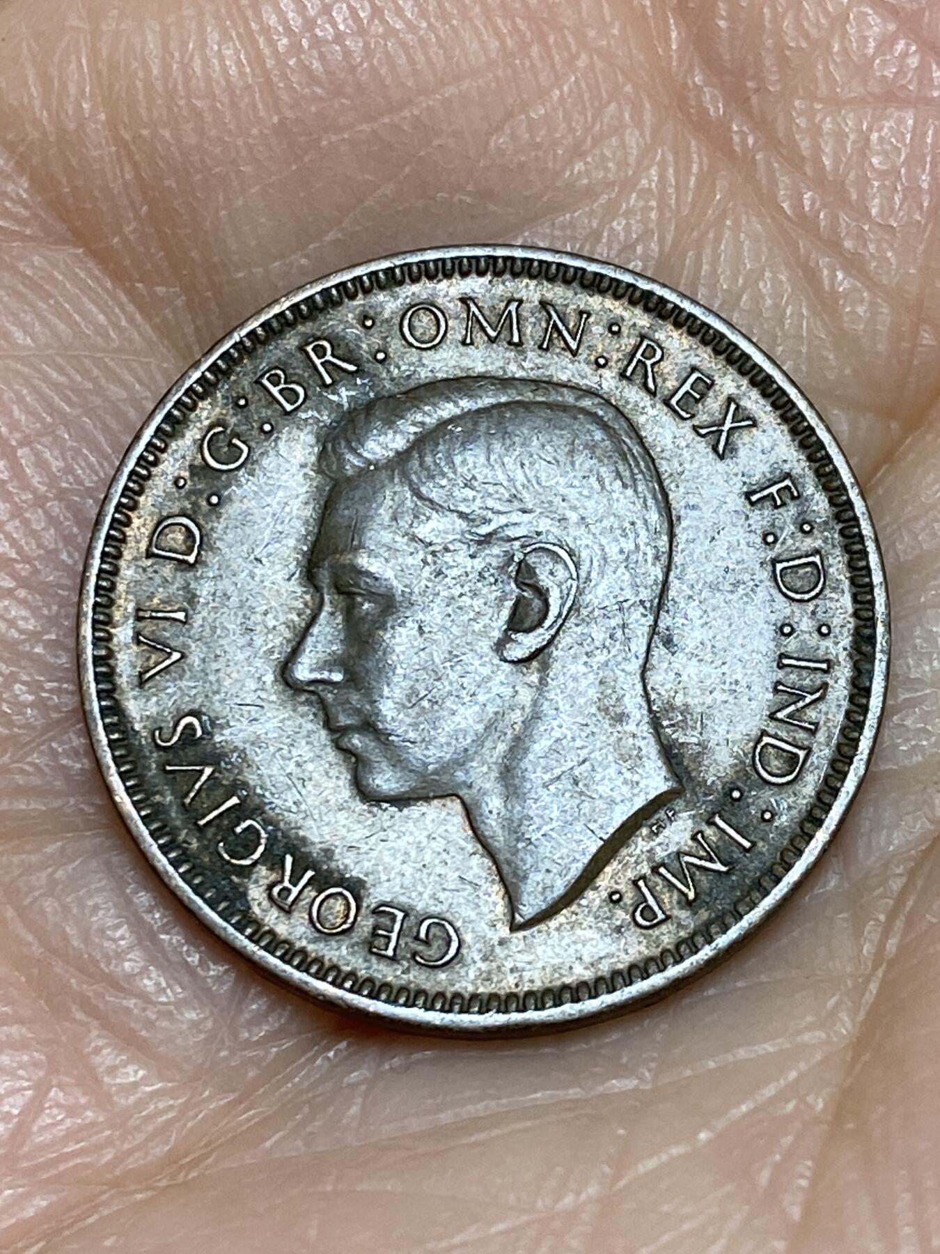 2025年第一百二十五场(总第一百五十一场）外国好品散币(免佣金) 英国🇬🇧1947年1法新(乔治六世第一版)