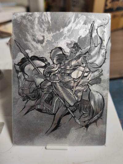 阳大大卡牌拍卖第81期（持续收拍品，周六晚上九点截拍，进群福利早知道） - 【99限编】卡德曼 张建东水浒 小李广花荣 限编48/99