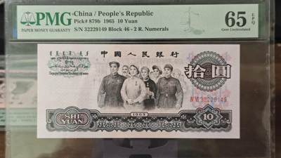 三四版币专场 - PMG大团结豹子身荧光版