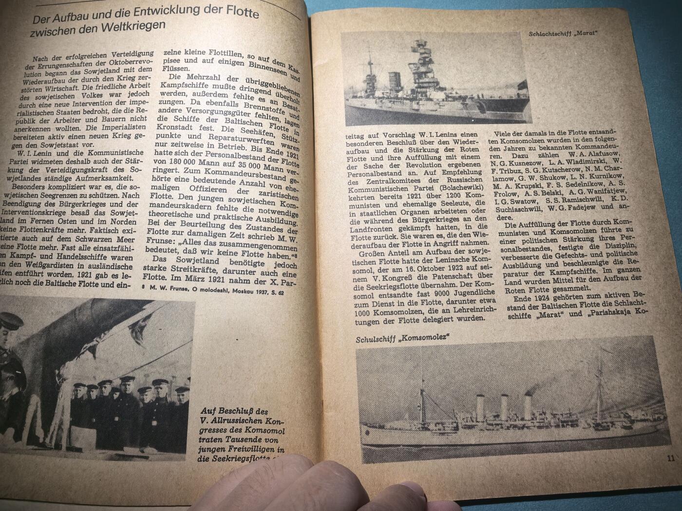 盛世勋华——号角文化勋章邮票专场拍卖第287期 德文版 苏联海军元帅戈尔什科夫著 苏联海上作战舰队 