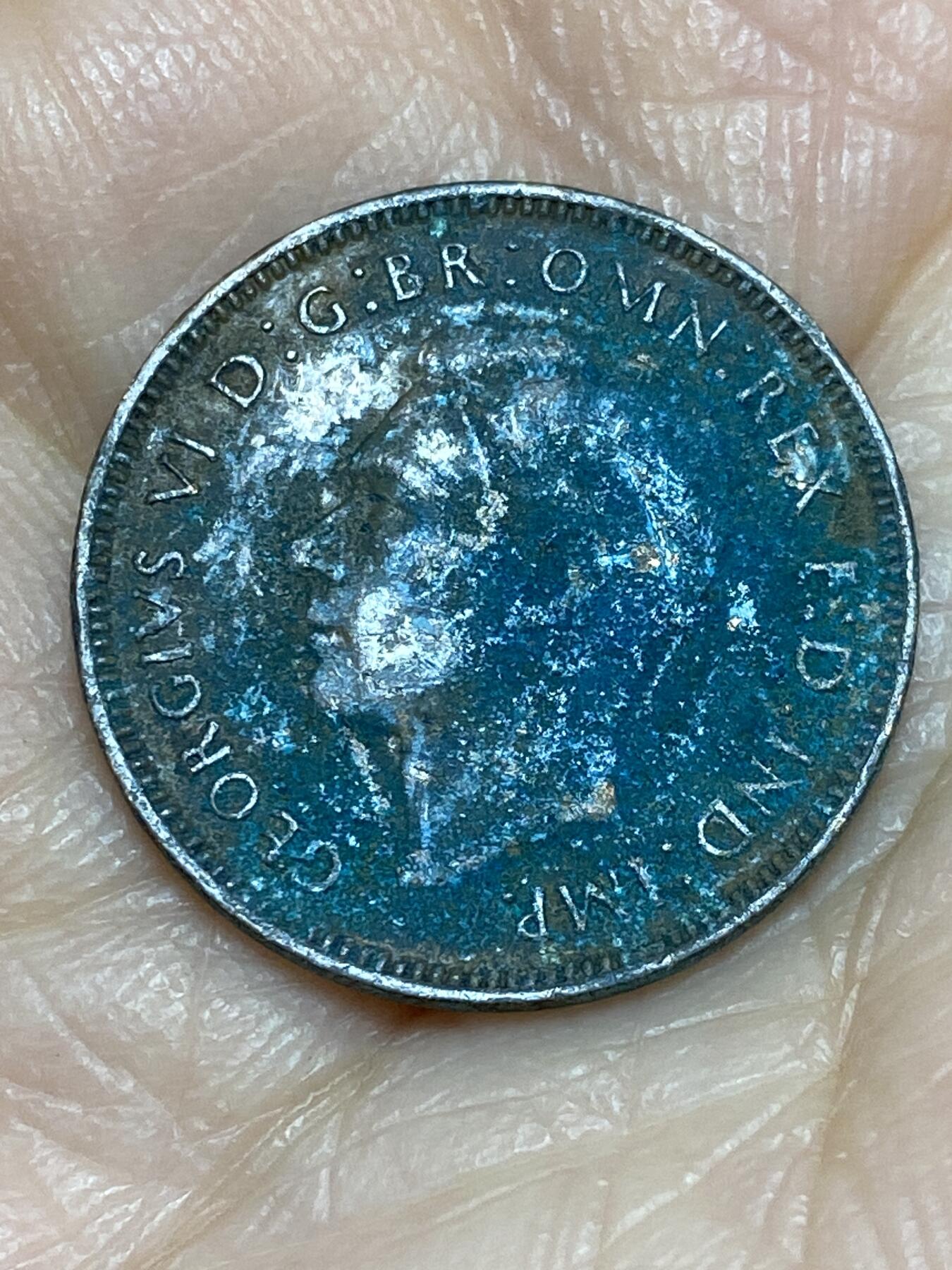 2025年第一百二十五场(总第一百五十一场）外国好品散币(免佣金) 英国🇬🇧1945年1法新(乔治六世第一版)