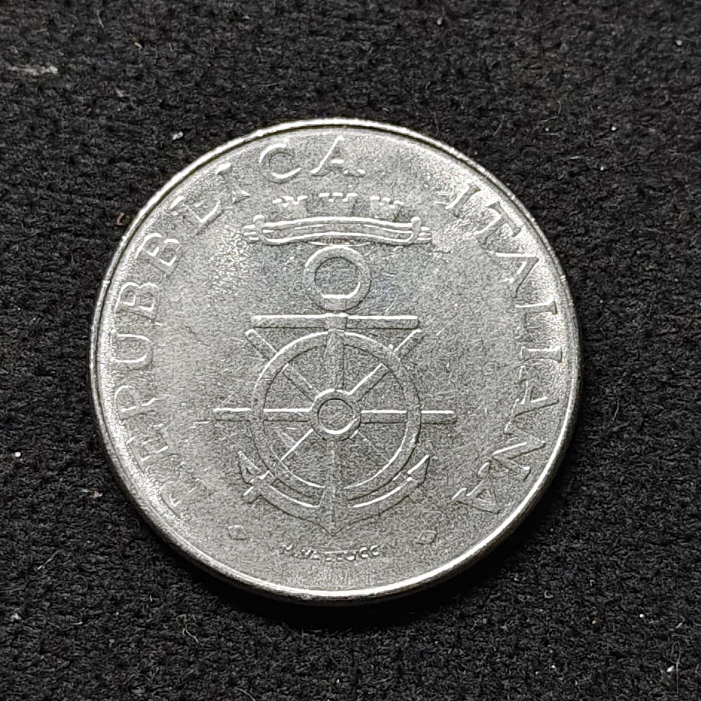 【全场包邮】纯粹捡漏拍476场（免费代拍第13场）调整中 意大利1981年100里拉利沃诺海军学院100周年纪念币